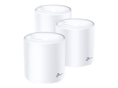 TP-LINK Deco X20 - Sistema Wi-Fi - (3 enrutadores) 1GbE - Wi-Fi 6 - Doble banda