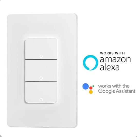 Interruptor Inteligente WiFi 3 Vías de Botón MOES – Smart Home Panamá