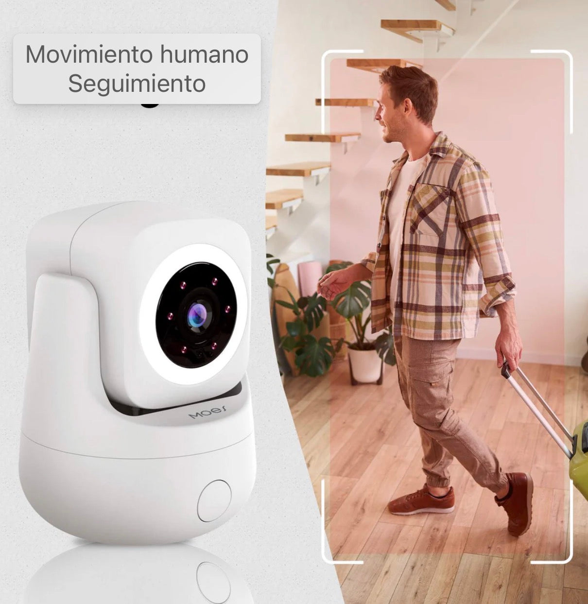 Cámara WiFi Inteligente Interior 3MP HD – Monitoreo del Hogar Panamá