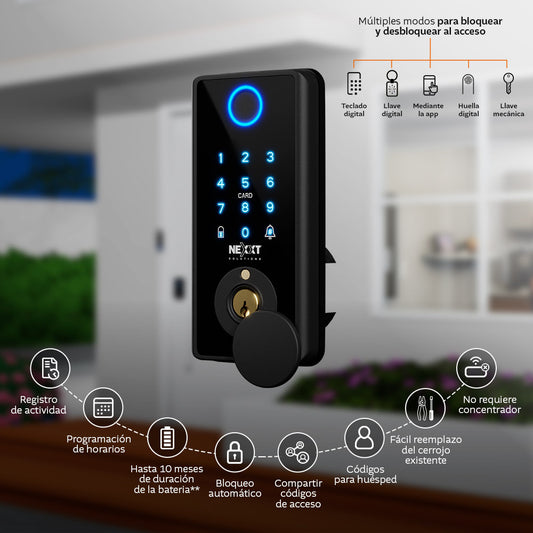 Cerradura inteligente Wi-Fi NHS-D150