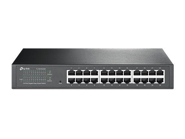 Switch Administrable TP-Link JetStream TL-SG1024DE – 24 Puertos Gigabit Rack