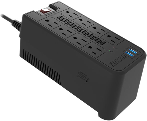Protector de Voltaje FORZA 8 Salidas 110V 1200VA – Regleta con Protección Panamá