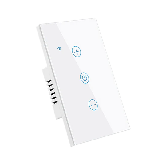 Interruptor Inteligente Táctil Dimmer Blanco – Regulador de Luz WiFi Panamá