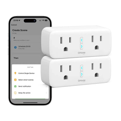 Enchufe Inteligente Doble WiFi 2 Pack – Alexa y Google Home Panamá