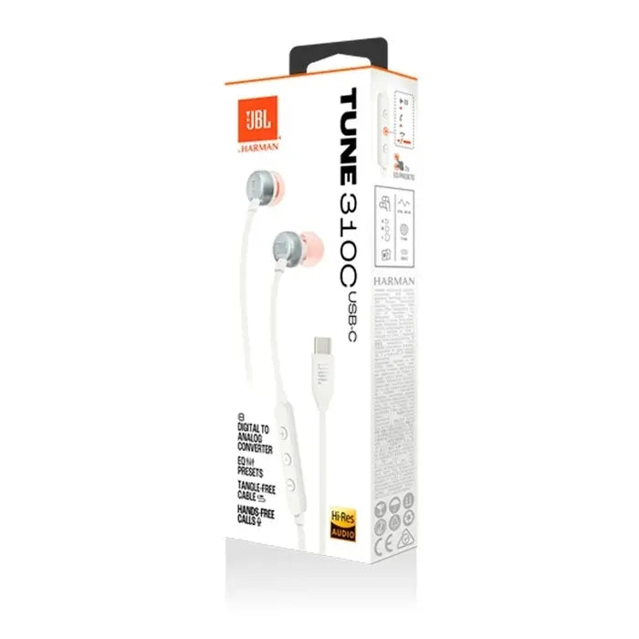 Audifonos JBL Tune 310C - Blanco