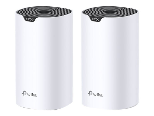 TP-LINK Deco S7 V1 - Sistema Wi-Fi (2 enrutadores) - hasta 3900 pies cuadrados - malla - GigE - Wi-Fi 5 - Doble banda - Sistema Wi-Fi Mesh