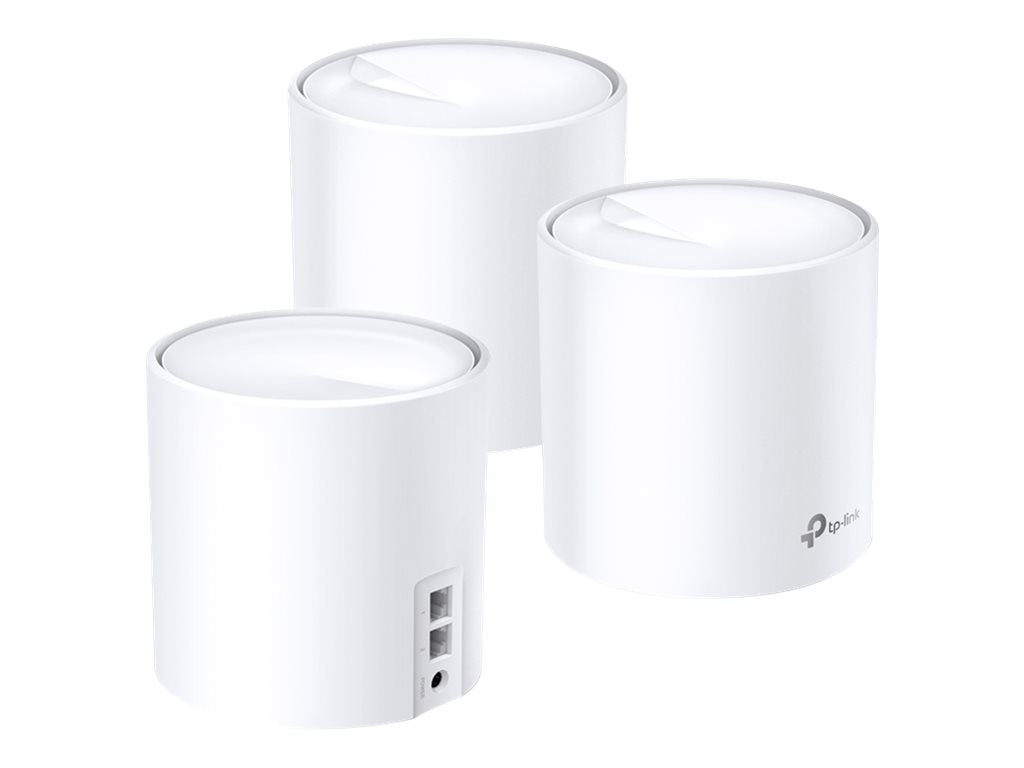TP-LINK Deco X20 - Sistema Wi-Fi - (3 enrutadores) 1GbE - Wi-Fi 6 - Doble banda