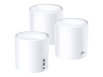 TP-LINK Deco X20 - Sistema Wi-Fi - (3 enrutadores) 1GbE - Wi-Fi 6 - Doble banda