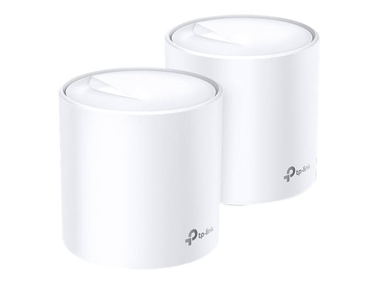 TP-LINK Deco X20 V2 - Sistema Wi-Fi - (2 enrutadores) - hasta 370 m² - malla 1GbE - Wi-Fi 6 - Doble banda