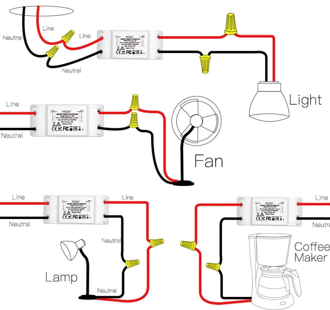 Relay smart WiFi 16A