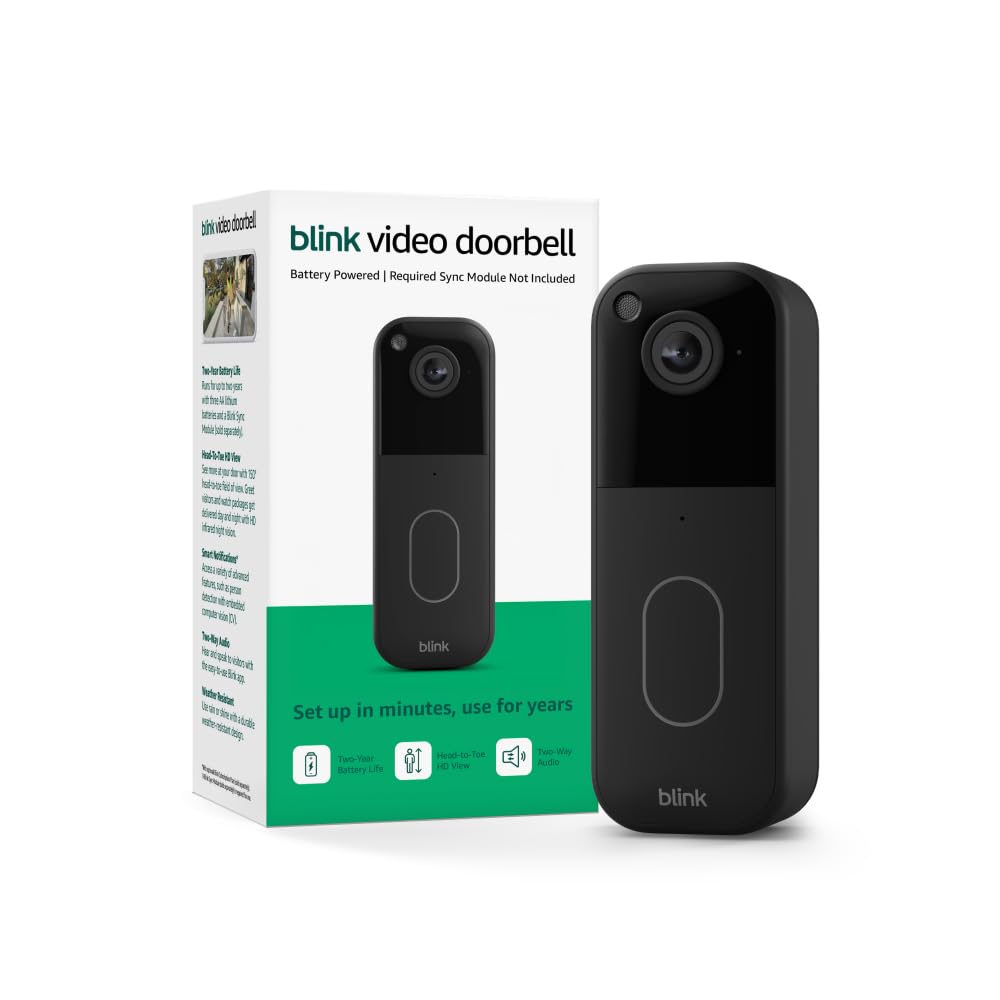Timbre con Cámara Inteligente Blink Video Doorbell – Seguridad Hogar Panamá