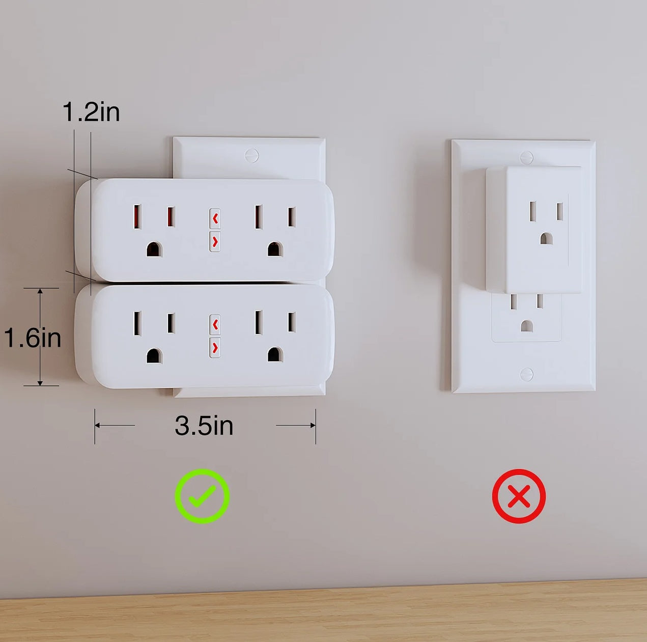 Enchufe Inteligente Doble WiFi 2 Pack – Alexa y Google Home Panamá