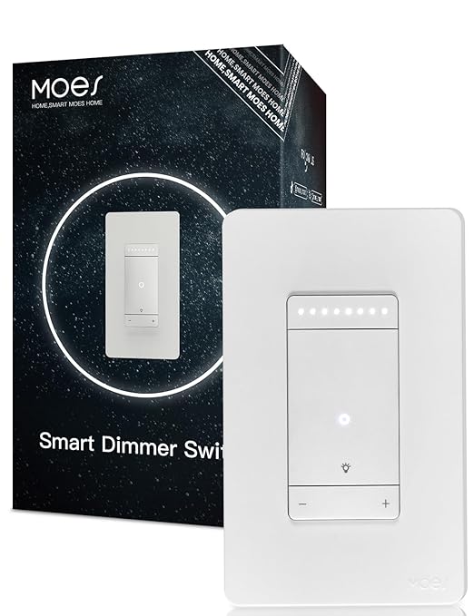Interruptor Inteligente Dimmer y 3 Way WiFi MOES – Regulador WiFi Panamá