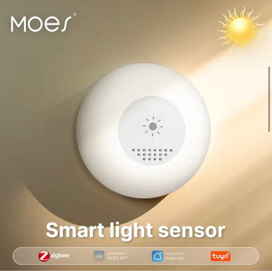 Sensor de luz inteligente MOES Zigbee