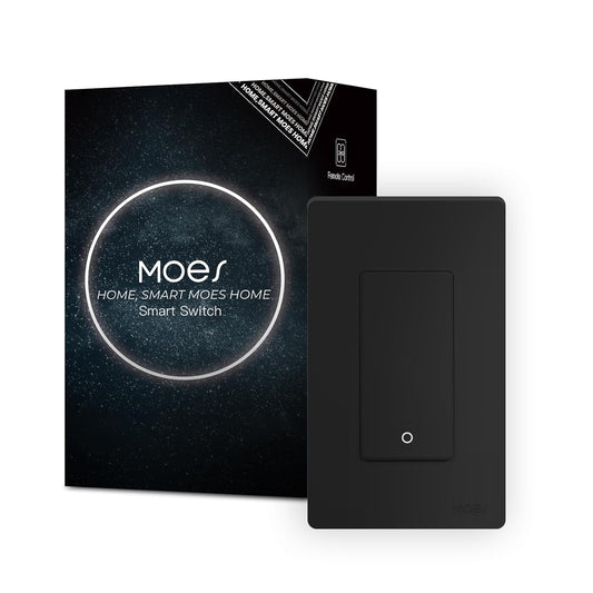 Interruptor Inteligente WiFi 1 Vía Negro – Smart Home para el Hogar Panamá