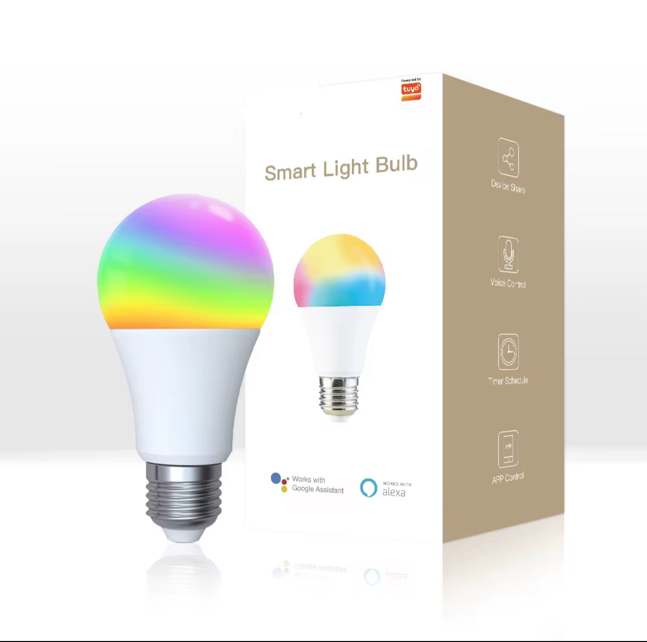 Bombilla LED WiFi Regulable RGB 14W – Luz Inteligente Color Panamá