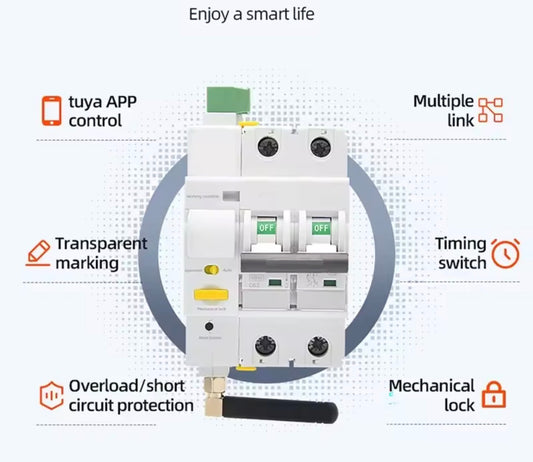 Breaker WiFi 2 Polos 63A max