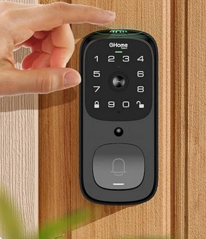 Cerradura Inteligente Ghome KD9 con Videotimbre Smart – Acceso y Seguridad Panamá