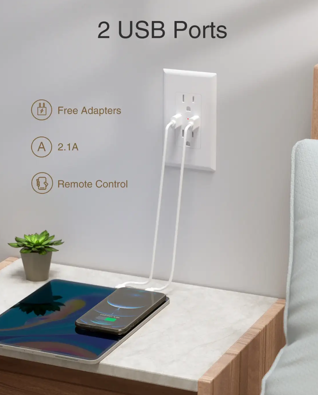 Toma Corriente WiFi con Puerto USB Gosund – Enchufe Inteligente de Pared Panamá