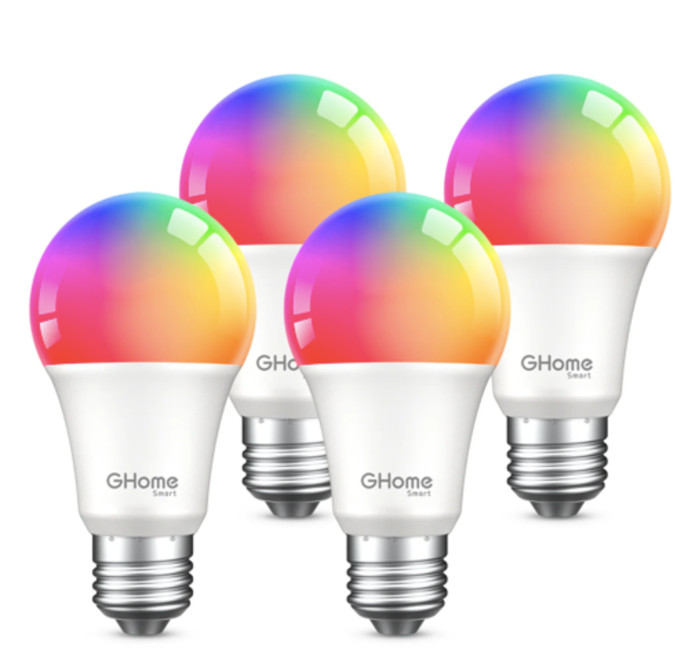 Focos inteligentes WIFI WB4 -PAQUETE DE 4