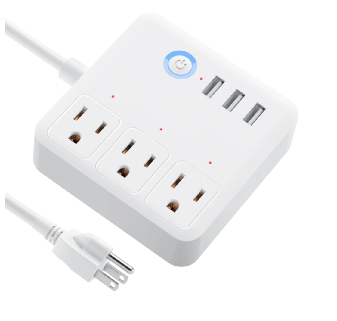 Regleta WiFi Inteligente Gosund WP9 Blanca – Control Individual de Enchufes Panamá