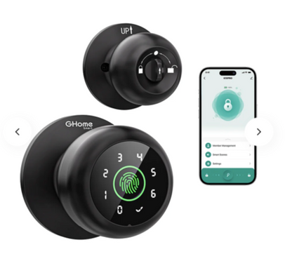Cerradura Inteligente K10 PRO Ghome – Huella, PIN y Tarjeta para Hogar Panamá