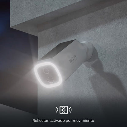 Cámara inteligente Wi-Fi con panel solar integrado