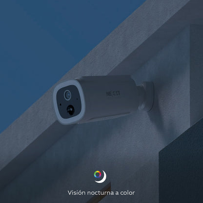 Cámara inteligente Wi-Fi con panel solar integrado