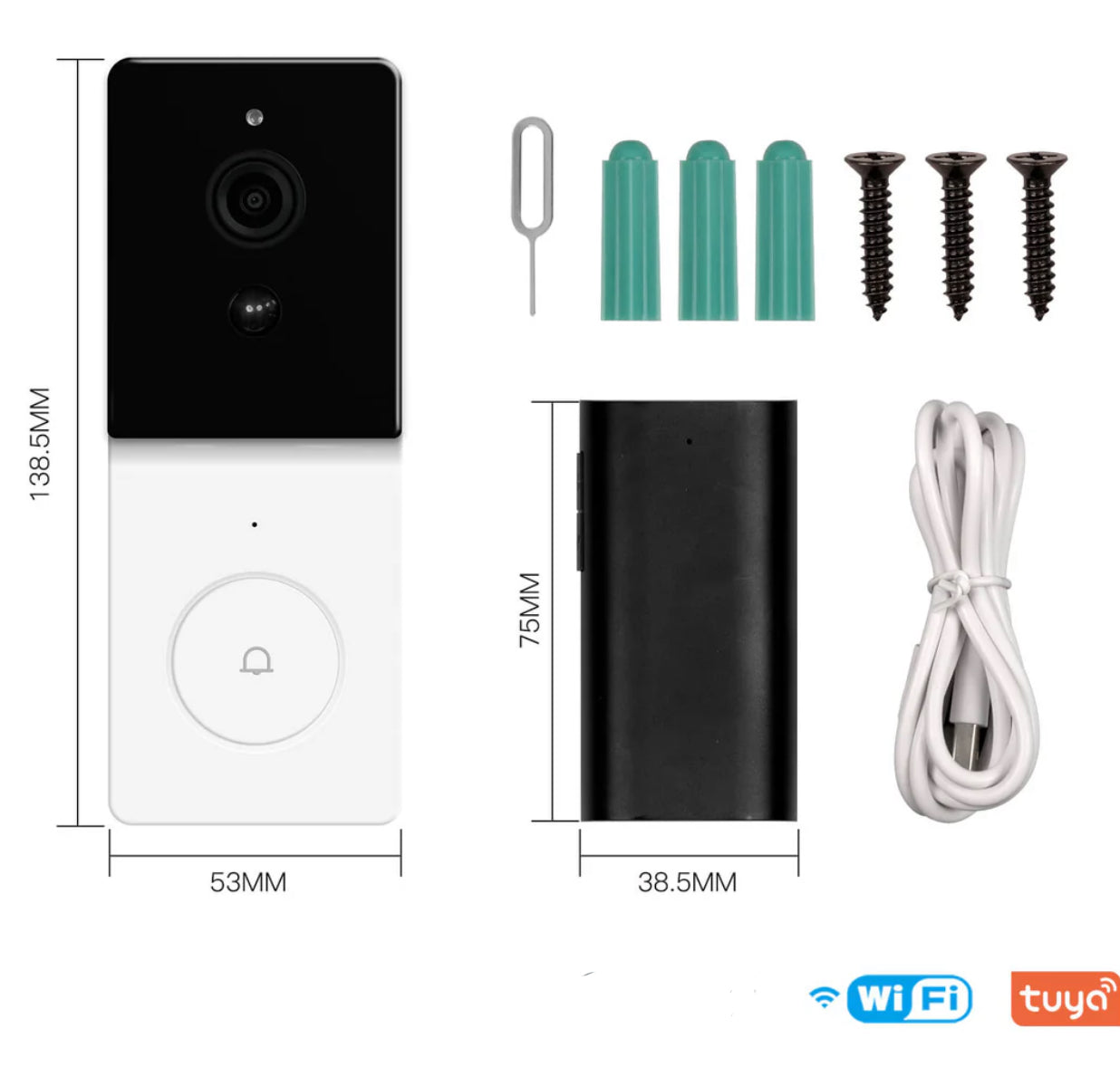 Timbre Inteligente con Cámara Inalámbrico WiFi – Seguridad para el Hogar Panamá