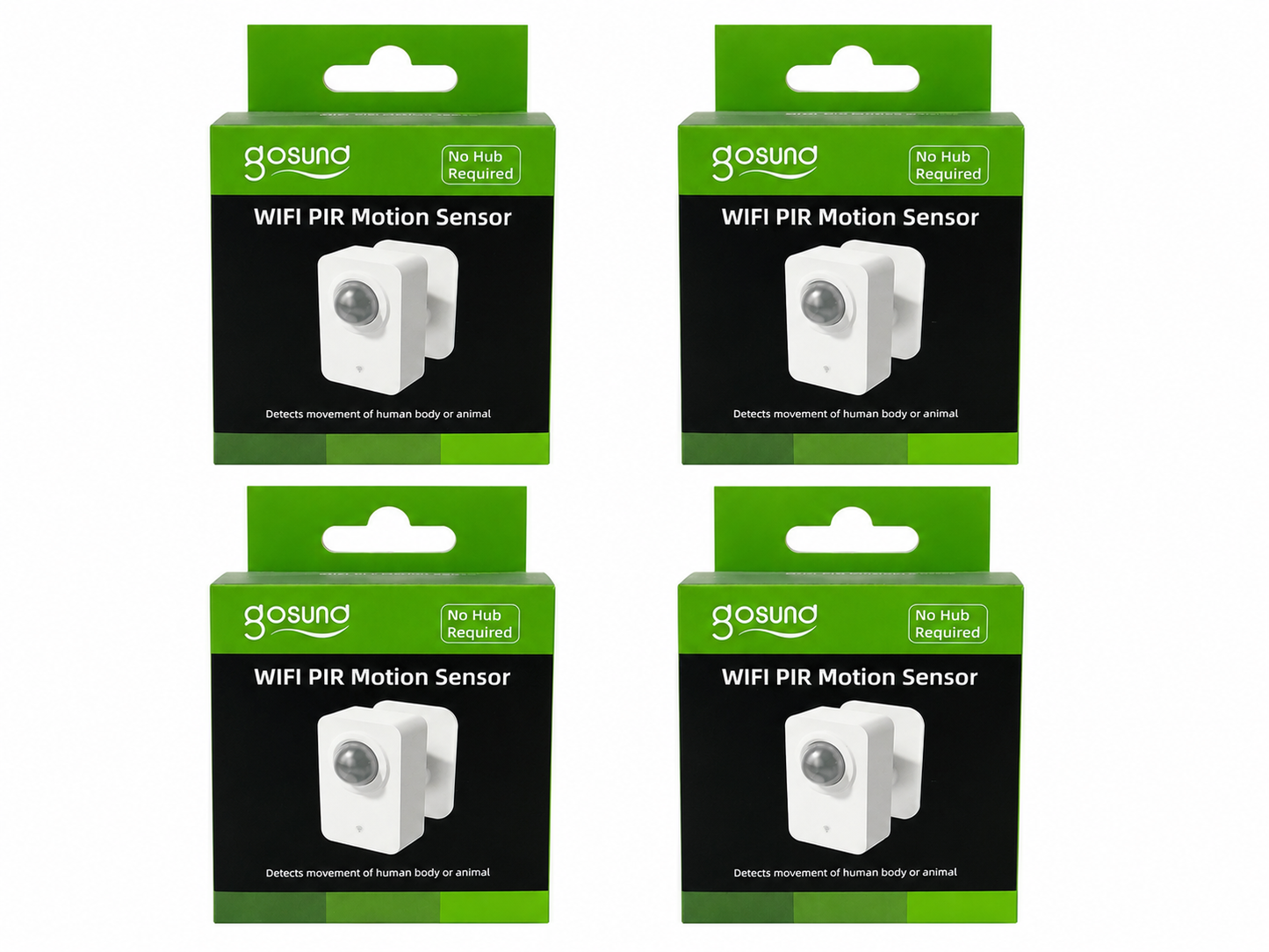 Sensor de Movimiento WiFi Gosund 4 pack