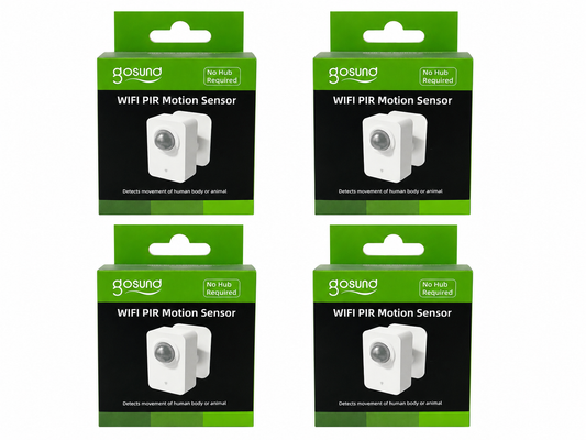 Sensor de Movimiento WiFi Gosund 4 pack