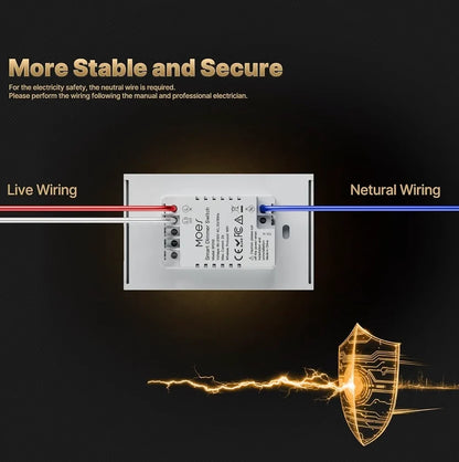 Interruptor inteligente Dimmer táctil Premium - Blanco Moes