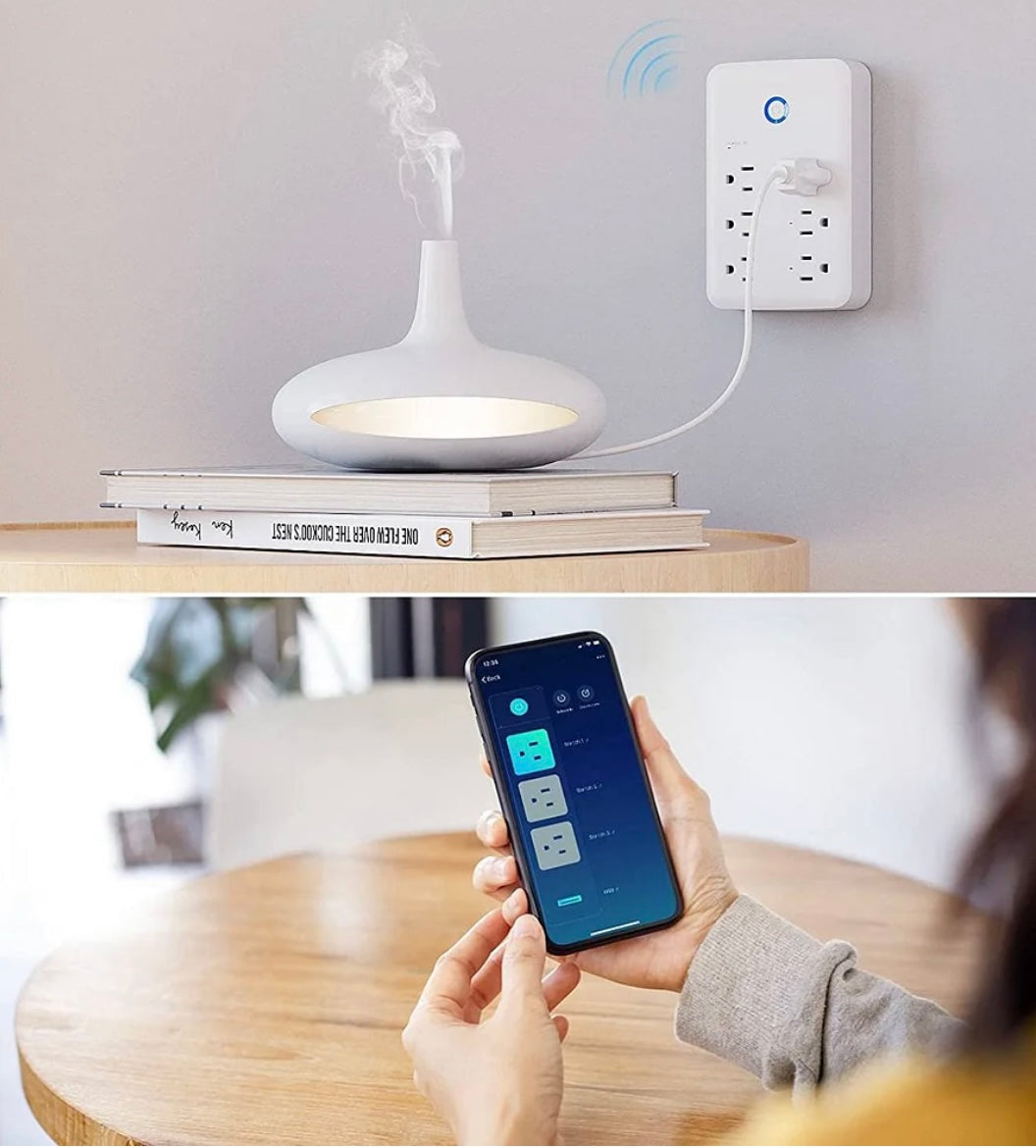Regleta Multitoma WiFi Inteligente Gosund 9 en 1 – Control Total Panamá
