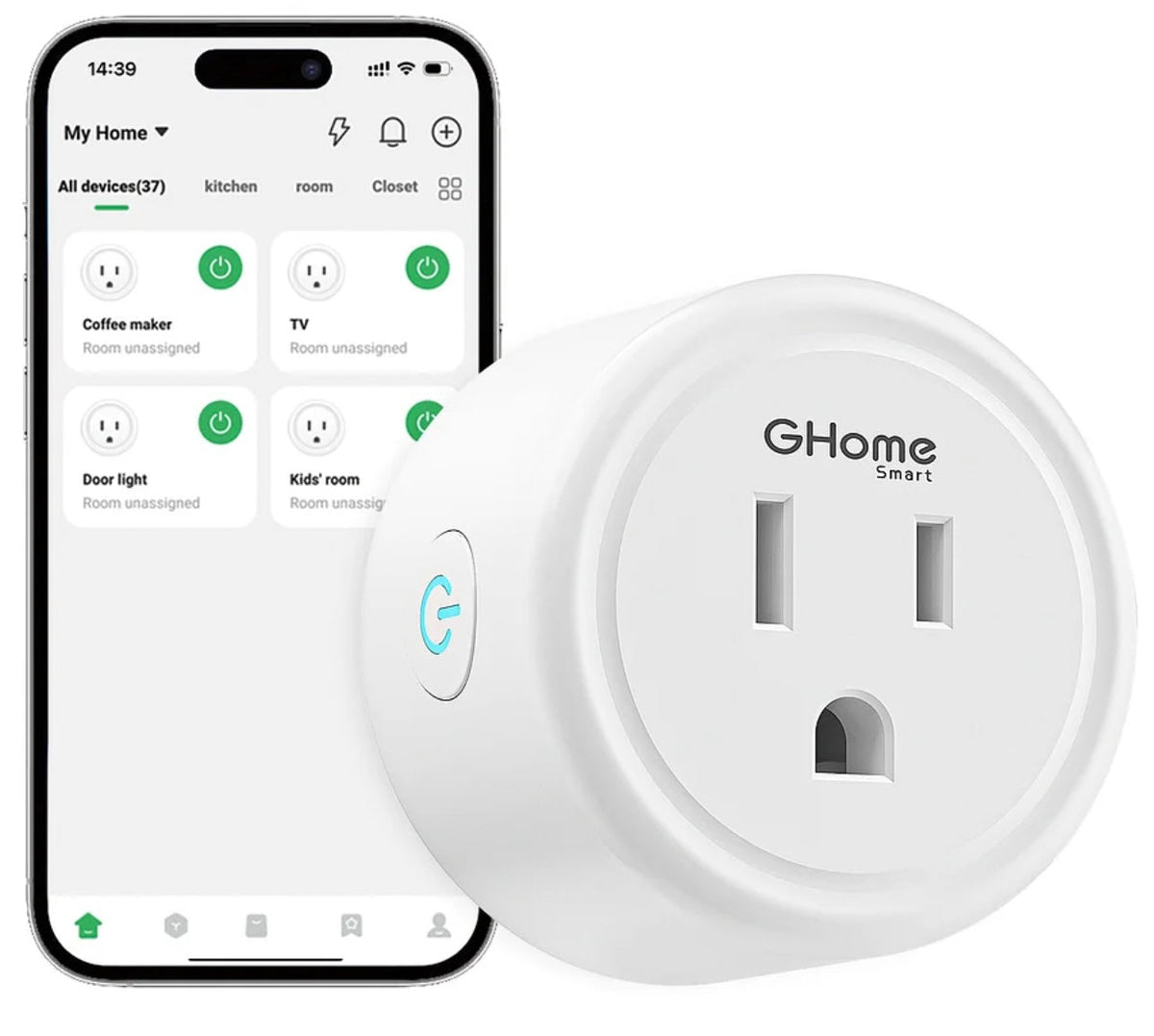 Enchufe Inteligente WiFi Gosund  10A – Alexa y Google Home Panamá