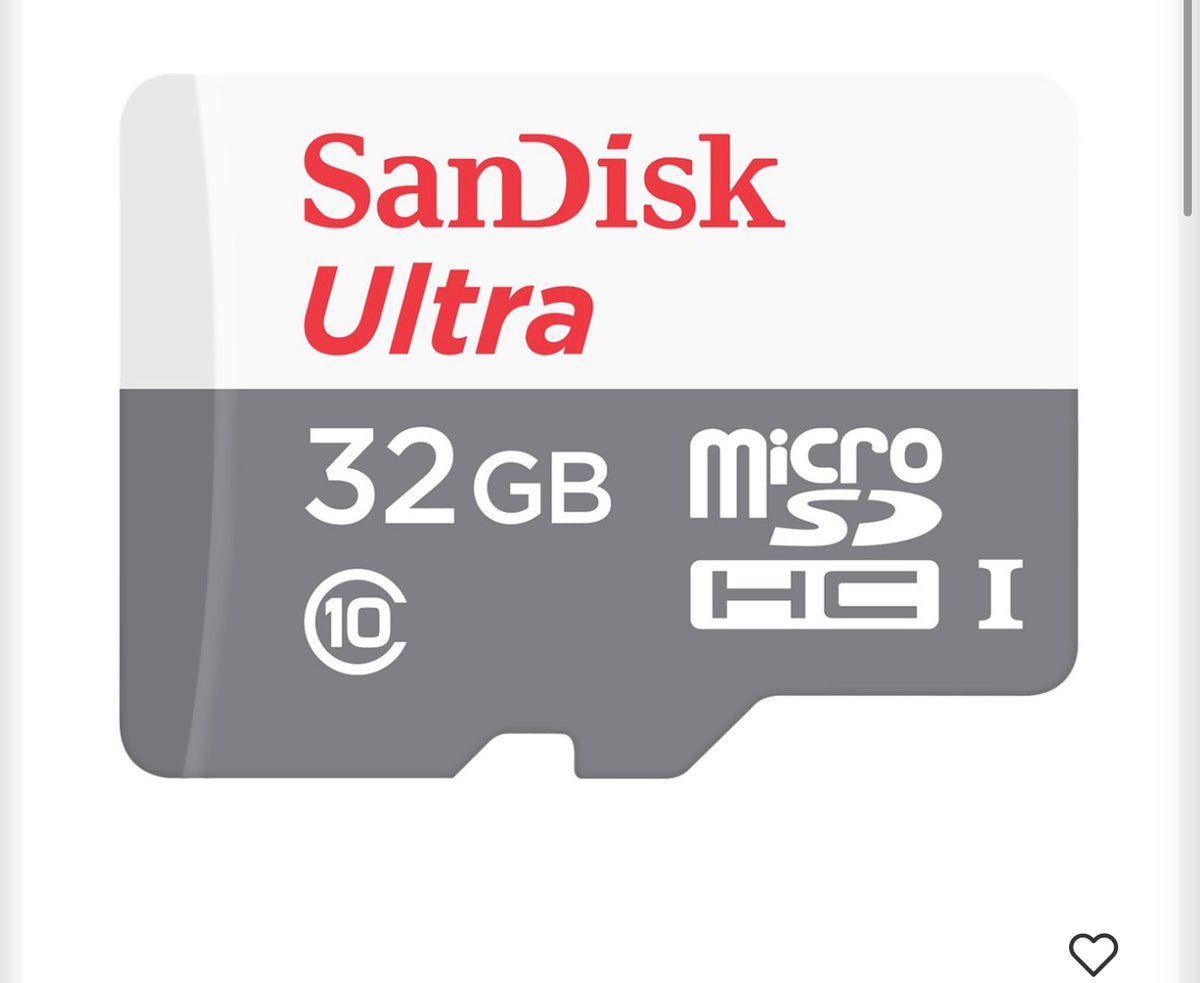 Memoria MicroSD SanDisk Ultra 32GB UHS-I 100MB/s Clase 10 con Adaptador SD