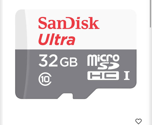 Memoria MicroSD SanDisk Ultra 32GB UHS-I 100MB/s Clase 10 con Adaptador SD