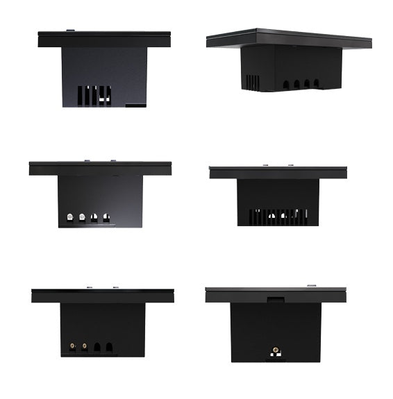 Toma corriente inteligente WiFi con puerto USB y USB C - Negro