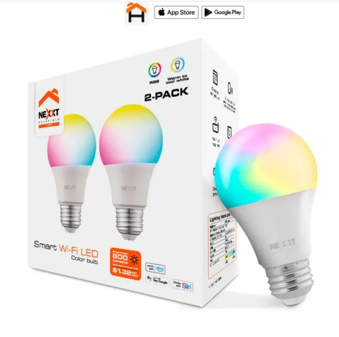 BOMBILLO LED INTELIGENTE | WI-FI | 110V -2 UNIDADES | NHB-C110
