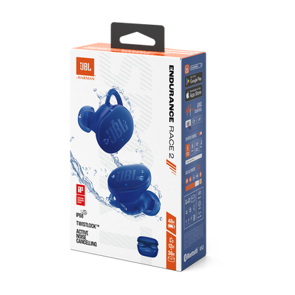 JBL Endurance Race 2 - Audífonos Inalámbricos True Wireless, Bluetooth  Azul
