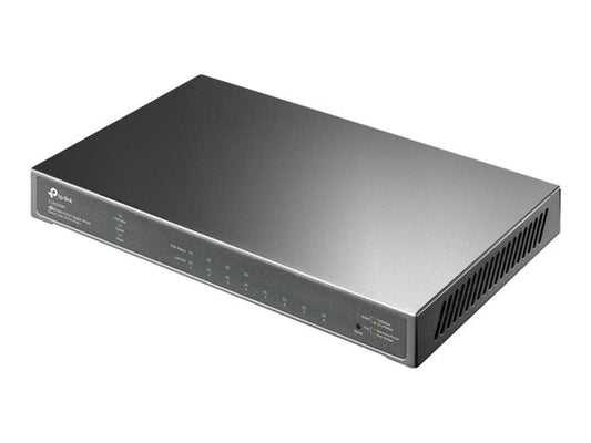 Switch PoE+ Inteligente TP-Link JetStream TL-SG2008P – 8 Puertos Gigabit