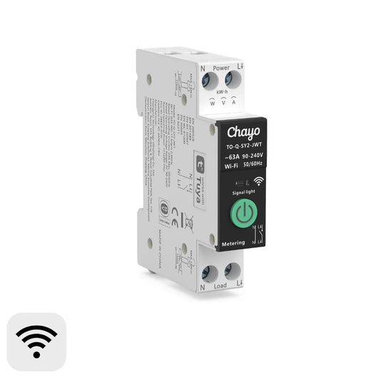 Breaker WiFi Inteligente 40A CHAYO – Control Eléctrico Panamá