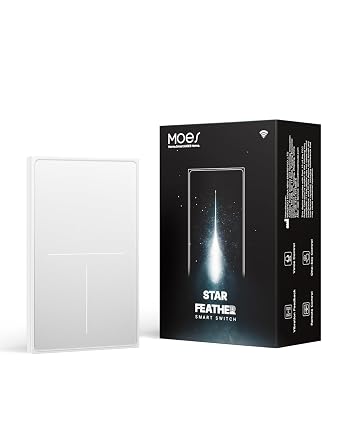 Interruptor Premium WiFi 3 Vías MOES Blanco