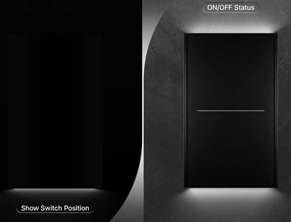 Interruptor Inteligente Premium WiFi 4 Vías MOES Gris Oscuro – Cuádruple Smart Panamá