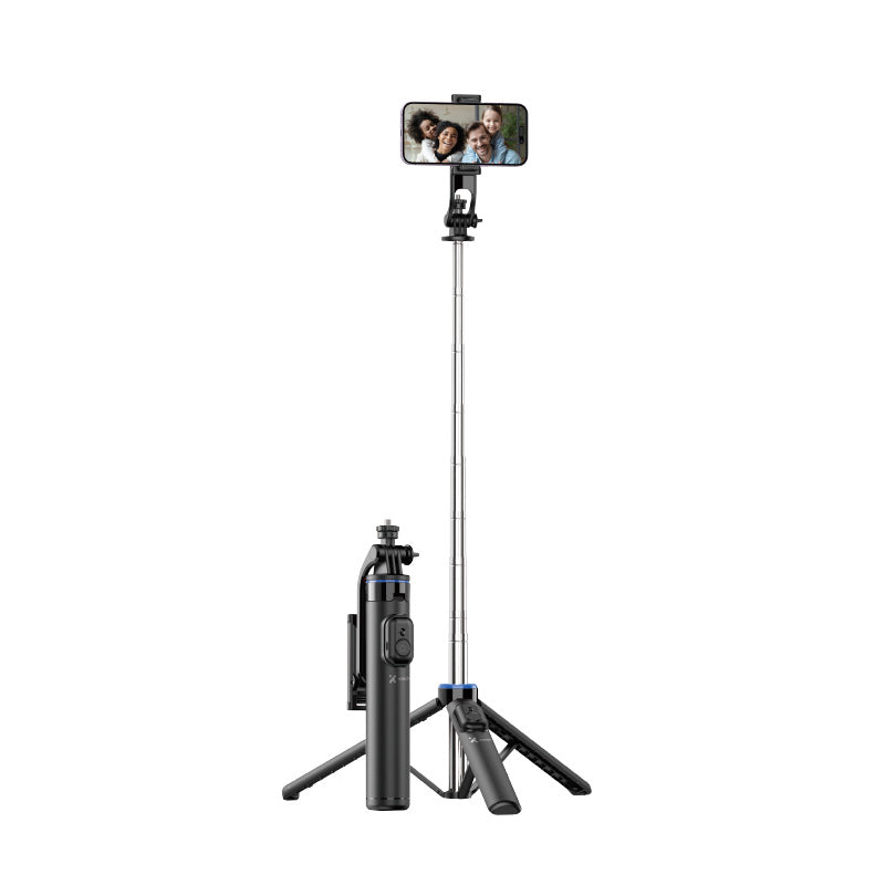 Selfie Stick con Trípode y Control Remoto XTech XSS-211 – Extensible hasta 90 cm, Rotación 360°, Bluetooth
