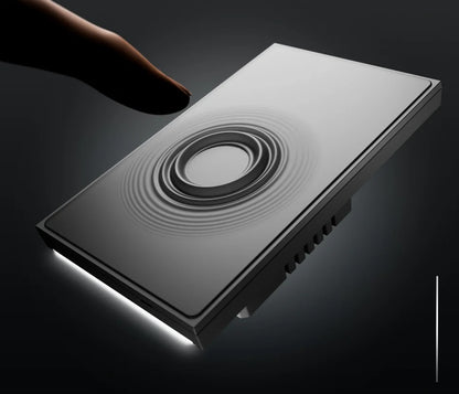 Interruptor Premium WiFi 3 Vías MOES Gris Oscuro