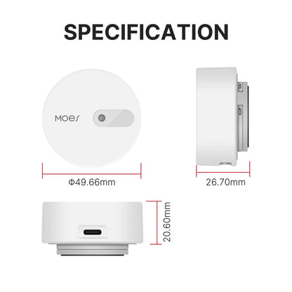 Sensor de Presencia Zigbee 3.0 MOES – Detección por Radar Panamá