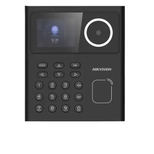 Hikvision DS-K1T320MWX - Terminal de Control de Acceso con Reconocimiento Facial, Tarjeta, Pin, Negro