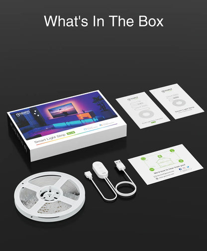 Tira LED Inteligente WiFi para TV Gosund – RGB Control por App Panamá