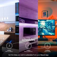 Kit LED RGBIC con Cámara Nexxt NHB-S615 para TV 55"-65" – WiFi 24W Panamá