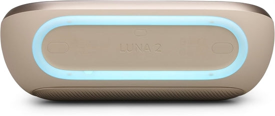 Harman Kardon Luna 2 - Altavoz Inalámbrico Portátil, Bluetooth, Iluminación Ambiental, Dorado